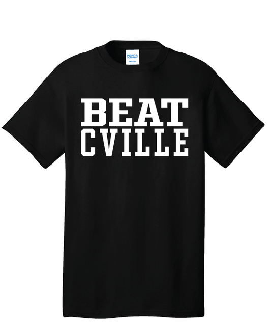 BEAT CVILLE Black T-Shirt